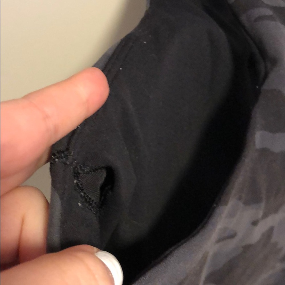 Athleta Black Camo Tank Top - Picture 3 of 4